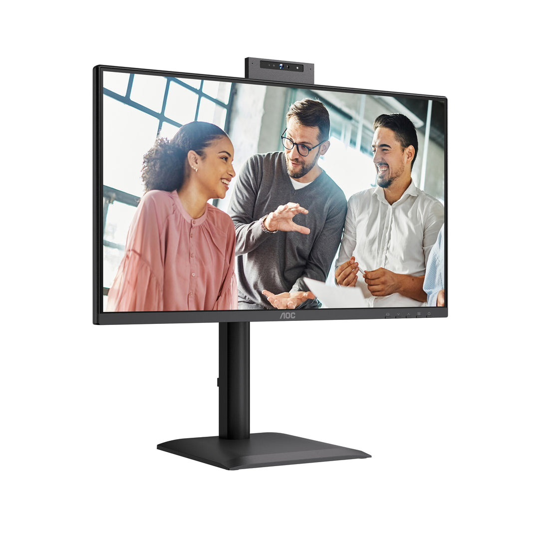 AOC 24E4CV IPS 23.8" computer monitor 60.5 cm (23.8") 1920 x 1080 pixels Black