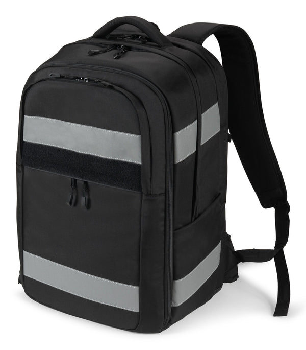 DICOTA REFLECTIVE Thermoplastic polyurethane (TPU) Backpack - Black