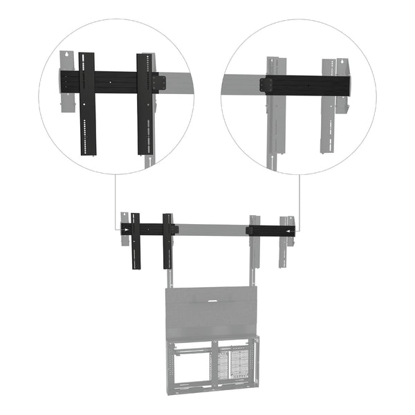 Chief ForumTM Floor Support Large Dual Accessory for 55" to 75" Displays
