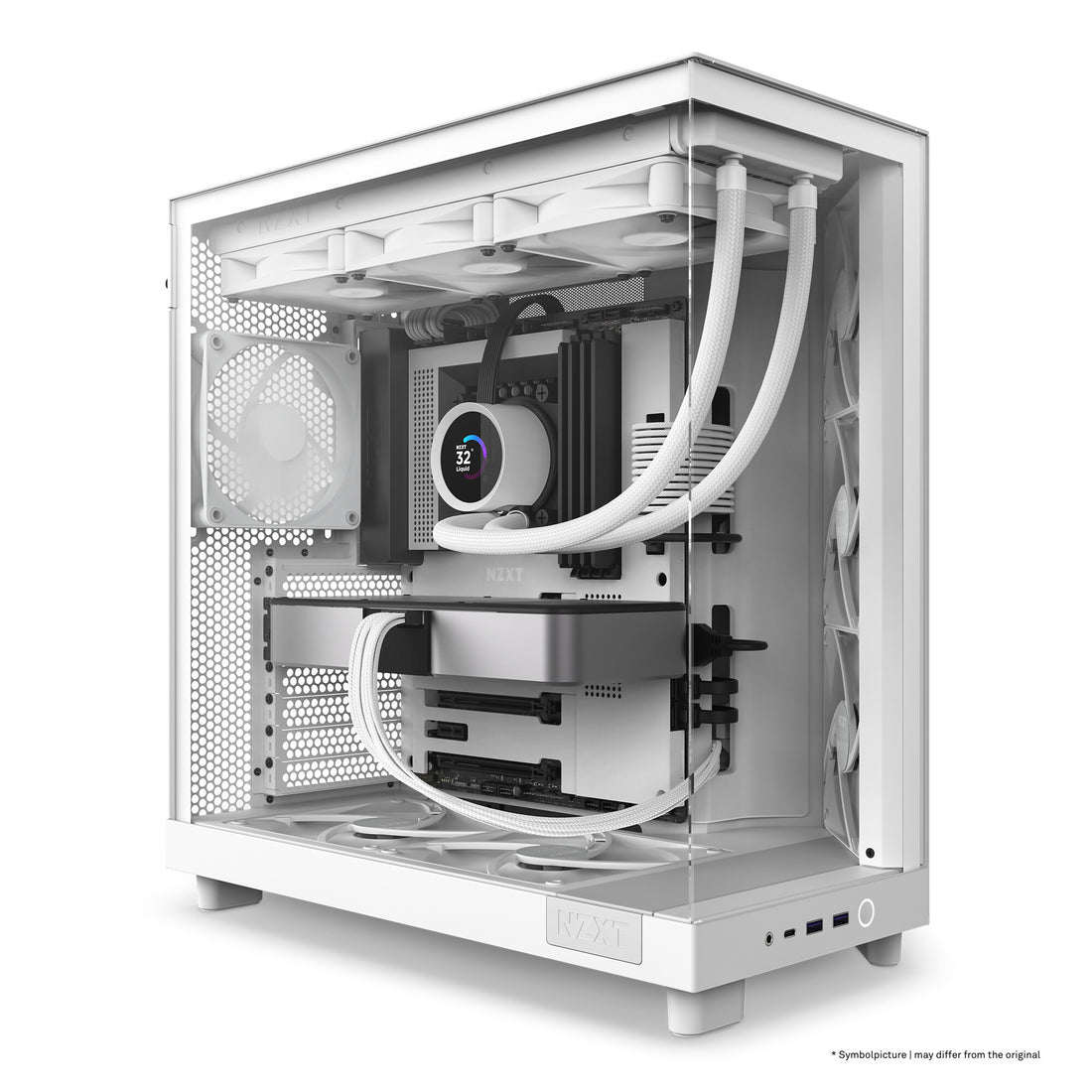 NZXT H6 Flow Midi Tower White - image 3