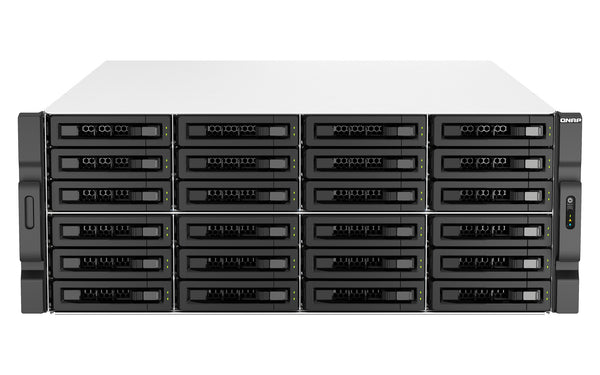 QNAP TS-H3087XU-RP NAS Rack (4U) Intel Xeon E E-2378 64 GB DDR4 144 TB QNAP QTS Black, White