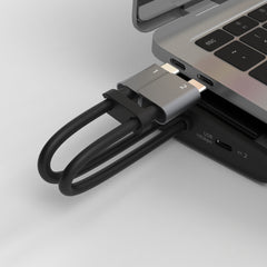 j5create JCD552 M.2 NVMe® USB-C® Gen 2 Docking Station, Silver and Black