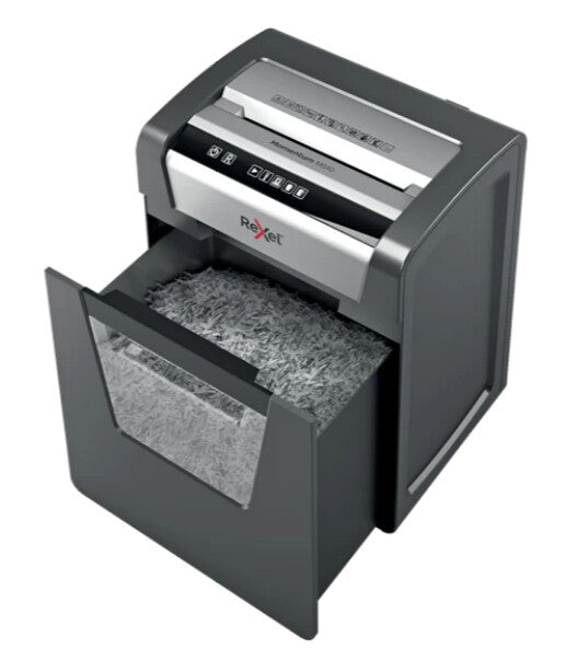 Rexel M510 paper shredder Micro-cut shredding 60 dB 22.3 cm Black, Silver - image 4