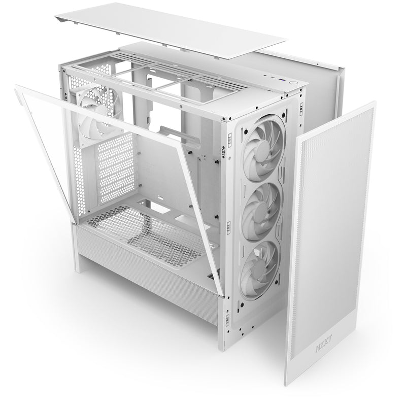 NZXT H5 Flow RGB Midi Tower White