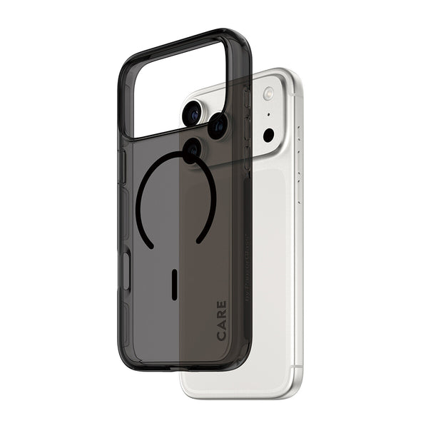 PanzerGlass CARE™ by ® Smokey Case w. Black MagSafe iPhone 18 Pro Max | 17 Pro Max