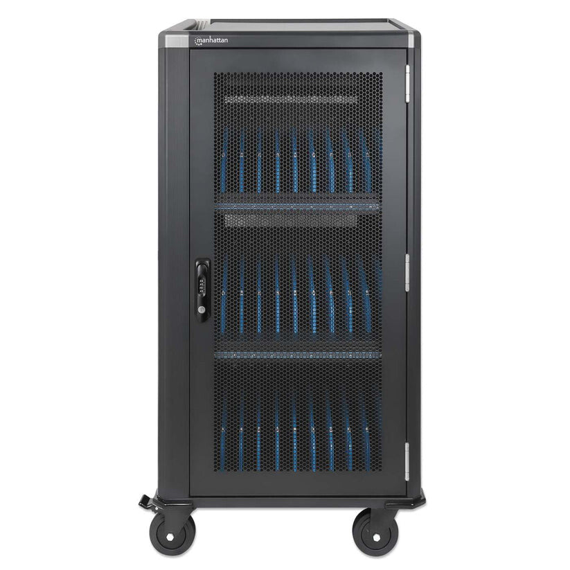 Manhattan Laptop Charging Cabinet Trolley/Cart via USB-C 65W 16" 30-bay, Suitable for USB-C laptops (to 16") - image 6