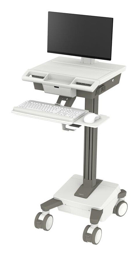 Ergotron M011-0101-100000-1-0 All-in-One PC/workstation mount/stand 19.5 kg White, Grey 24"