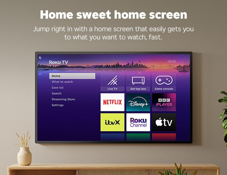 Roku Streaming Stick Plus HDMI 4K Ultra HD Black