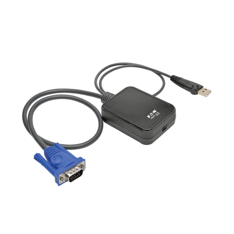 Tripp Lite B032-VU1 KVM Console to USB 2.0 Portable Laptop Crash Cart Adapter with File Transfer and Video Capture, 1920 x 1200 @ 60 Hz