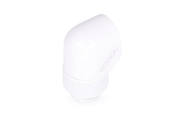 Alphacool Eiszapfen L-connector rotatable G1/4 outer thread to G1/4 inner thread - white - image 3