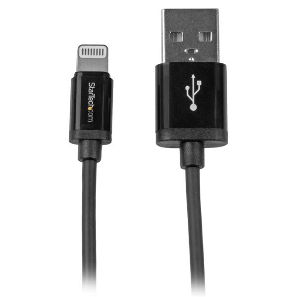 StarTech.com 1 m (3 ft.) USB to Lightning Cable - iPhone / iPad / iPod Charger Cable - High Speed Charging