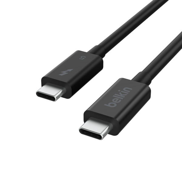 Belkin INZ005HQ1MBK Thunderbolt cable 1 m 120 Gbit/s Black