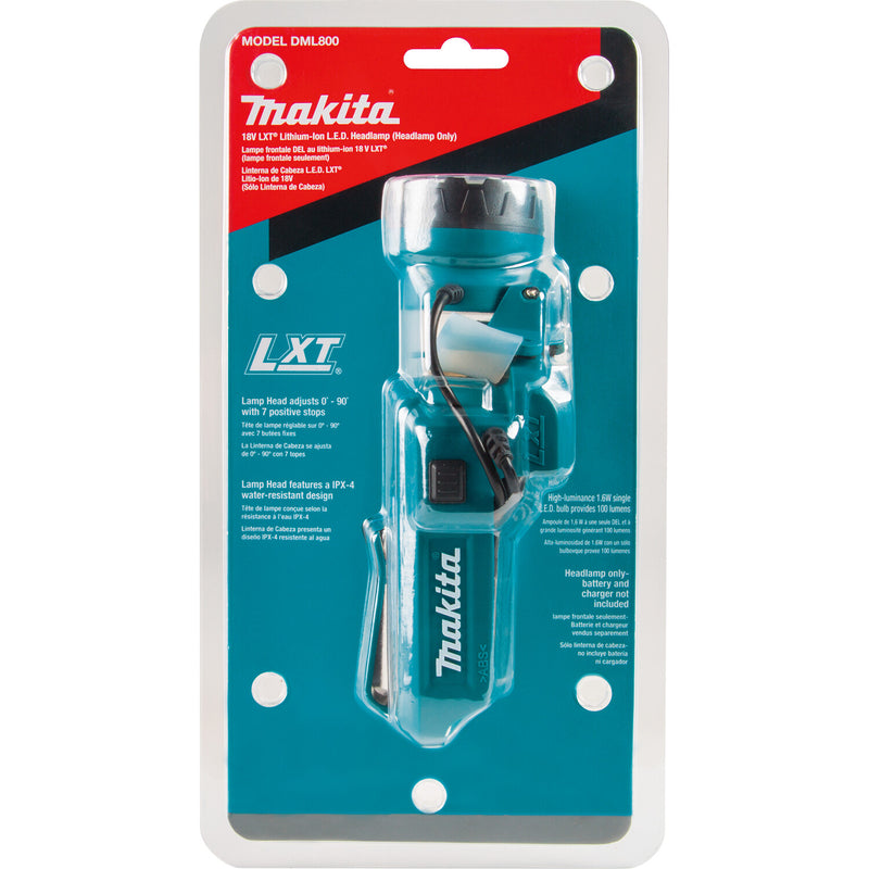Makita DML800 flashlight Blue, White Headband flashlight LED