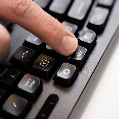 JLab Flow Mouse & Bundle keyboard Mouse included Universal RF Wireless + Bluetooth Black