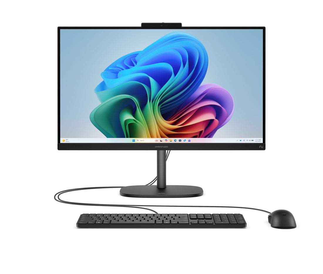 HP OmniStudio All-in-One Desktop Next Gen AI 24-cw0011na PC Copilot+ PC AMD Ryzen AI 7 445 23.8" 1920 x 1080