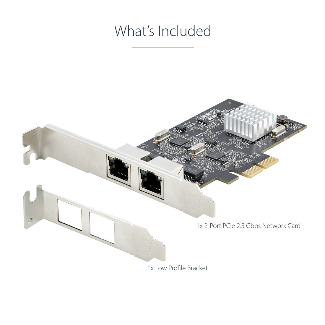 StarTech.com 2-Port 2.5Gbps NBASE-T PCIe Network Card, Intel I225-V, Dual-Port Computer Network Card - image 12