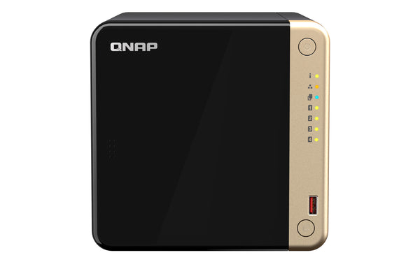 QNAP TS-464-4G NAS Tower Intel® Celeron® N5095 4 GB DDR4 16 TB HDD QNAP QTS Black