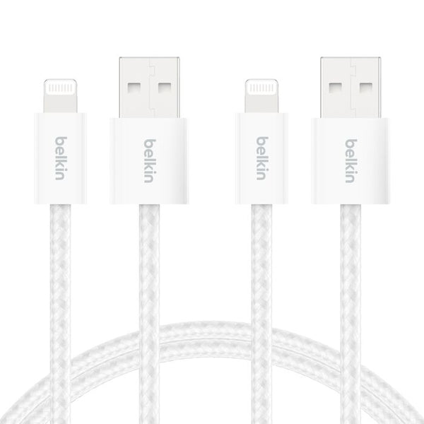 Belkin BoostCharge USB cable USB 2.0 USB A USB C/Lightning White