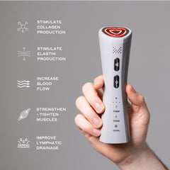 Magnitone MFR01G facial cleansing brush Rotating brush Grey Battery