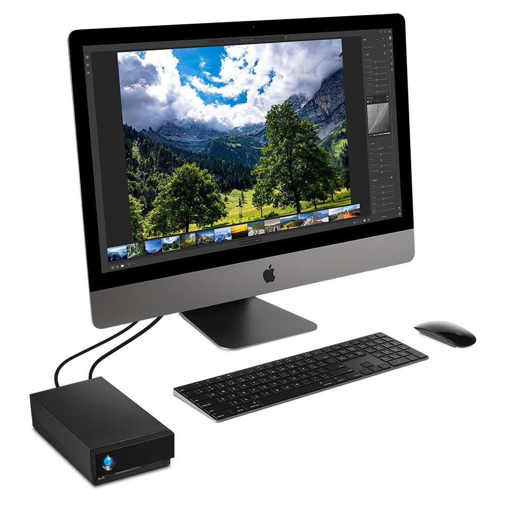 LaCie 1big Dock external hard drive 8 TB 7200 RPM 3.5" USB Type-A 3.2 Gen 1 (3.1 Gen 1) Black