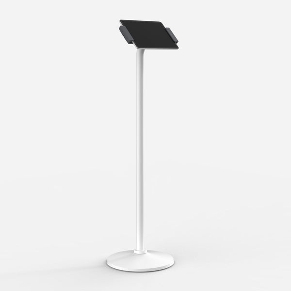 Bouncepad Clip Floorstanding | Compatible with All USB-C Tablets | White