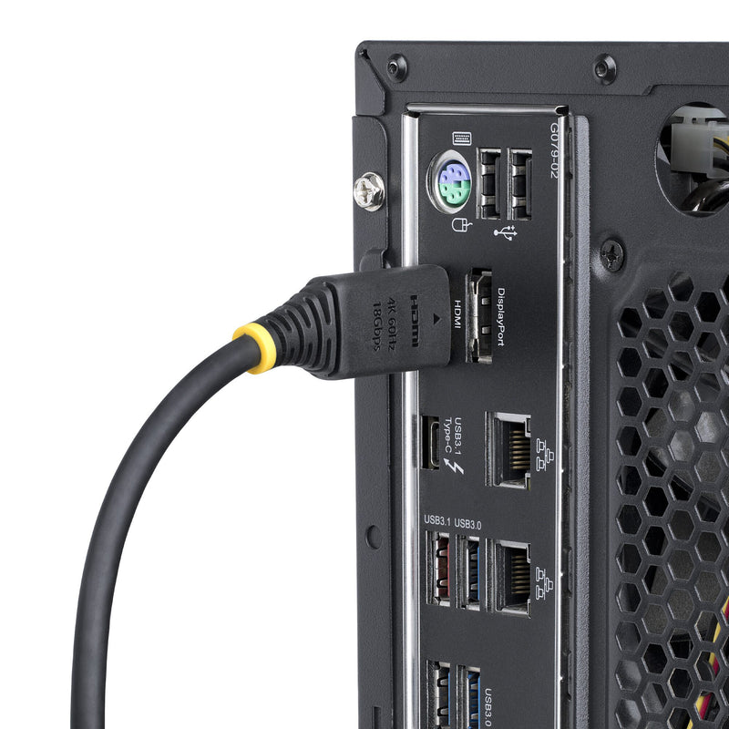 StarTech.com 1m (3.3ft) Premium Certified High Speed HDMI Cable, 4K 60Hz/1440p 144Hz, HDR10/HDCP 2.2/ARC, 18Gbps, UHD HDMI 2.0 Cord for TV/Monitor/Display, TPE Jacket