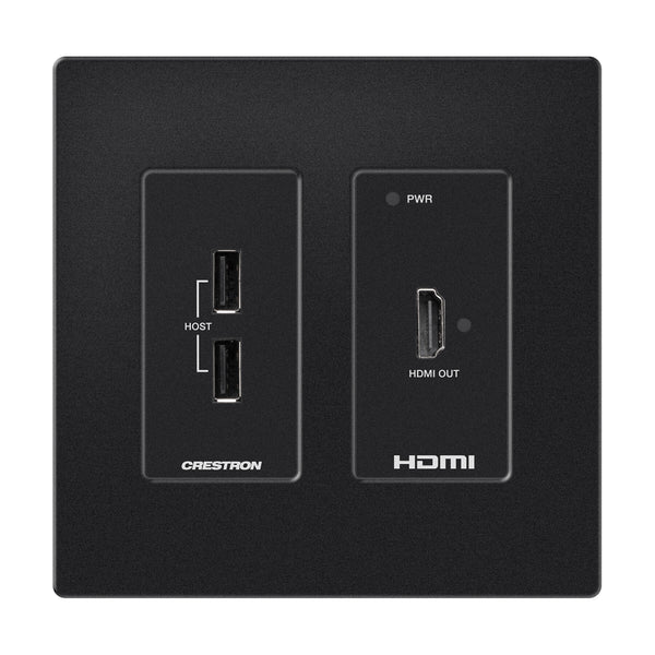 Crestron HD-RXU-4KZ-101-2G-B AV extender AV receiver Black