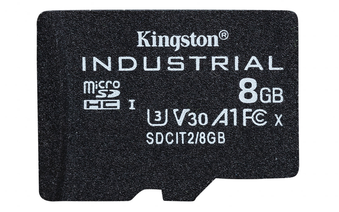 Kingston Technology 8GB microSDHC Industrial C10 A1 pSLC Card + SD Adapter - image 3