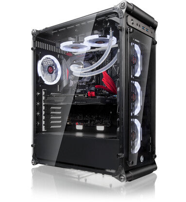 RAIJINTEK COEUS EVO TC Midi Tower Black, Transparent