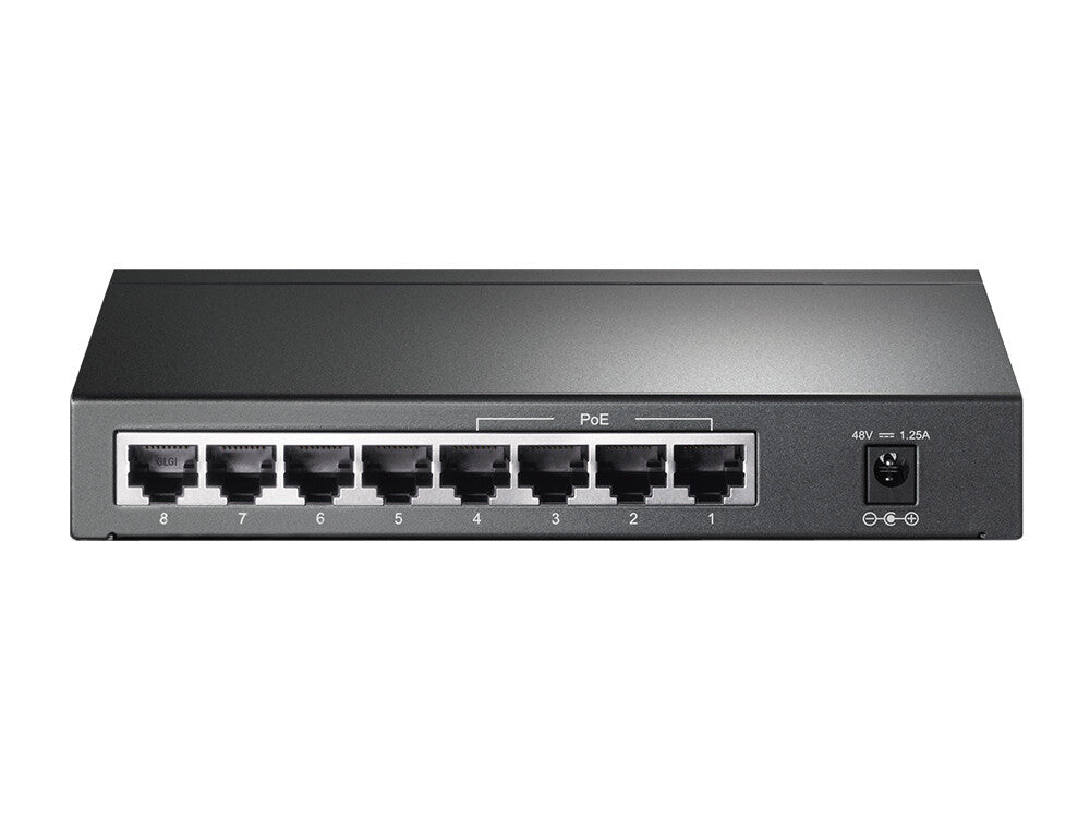 TP-Link TL-SG1008P network switch Unmanaged Gigabit Ethernet (10/100/1000) Power over Ethernet (PoE) Hazelnut - image 4