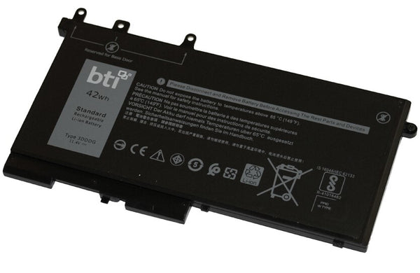 BTI 03VC9Y compatible 42Wh 3-cell battery for DELL LATITUDE 5280 5290 5480 5490