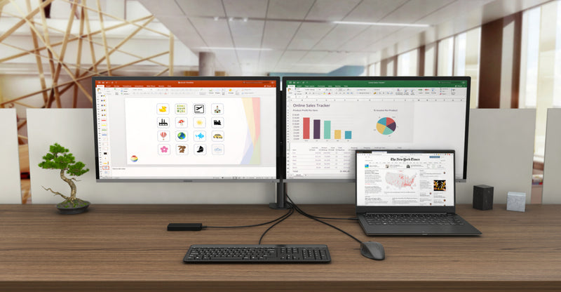 i-tec USB-C Dual Display Docking Station with Power Delivery 100 W