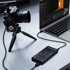 j5create JVA06 Dual HDMI™ Video Capture Card, 1920*1080 Video Capture Resolution, 3 x HDMI ports and 2 x USB ports, Black