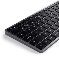 Satechi Slim X1 keyboard Office Bluetooth QWERTY UK English Black, Grey