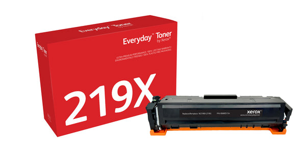 Everyday™ Black Toner by Xerox compatible with HP 219X (W2190X), High capacity