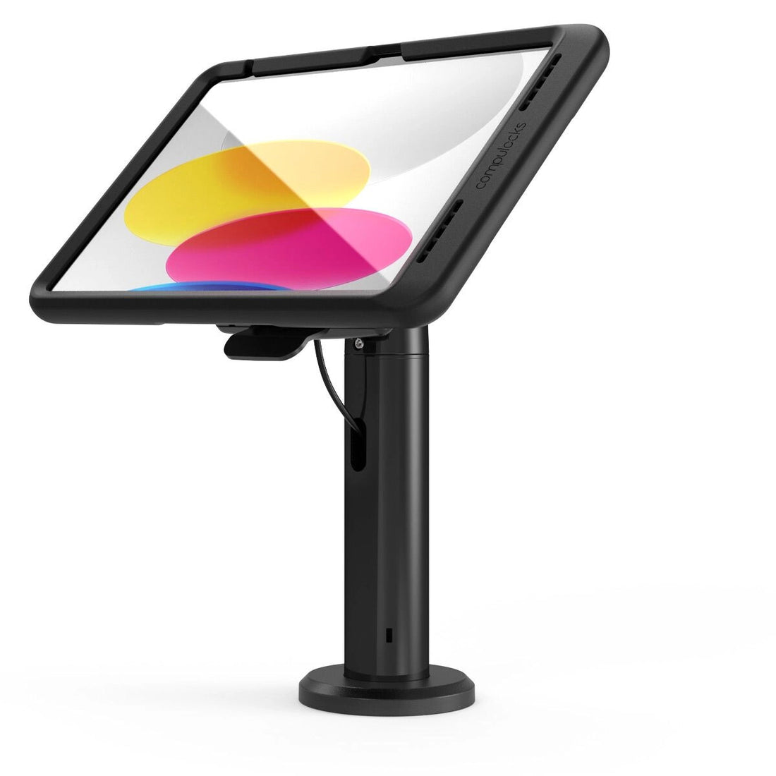 Compulocks iPad 10th-11th (A16) Gen, Mount with Cable-free Charging Tilting Stand 8" Black