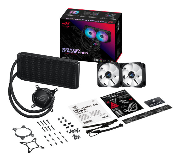 ASUS ROG Strix LC III 240 ARGB Processor All-in-one liquid cooler 12 cm Black - image 8