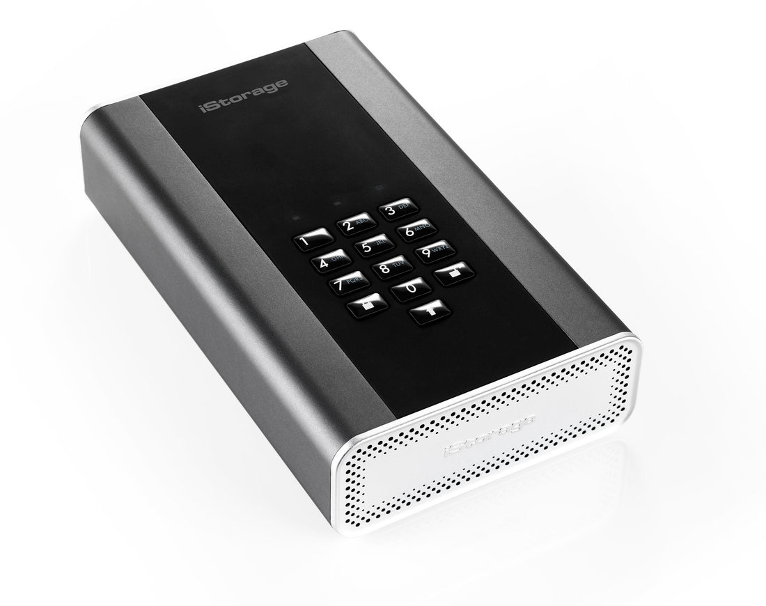 iStorage diskAshur DT² HDD 16TB | Secure Portable Desktop Drive |FIPS 140-2 Level 2, NCSC CPA, NLNCSA BSPA & NATO Restricted | AES-XTS 256-bit Hardware Encryption | Common Criteria EAL5+ (Hardware Certified) | PIN protected | OS & Platform Independent |GD