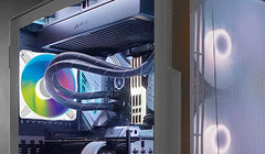 ARCTIC P12 PWM PST A-RGB 0dB - Semi-Passive 120 mm Fan with Digital A-RGB in white