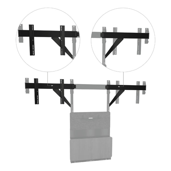 Chief ForumTM Floor Support X-Large Dual Accessory for 80" to 98" Displays