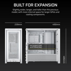 Corsair FRAME 4000D Midi Tower White