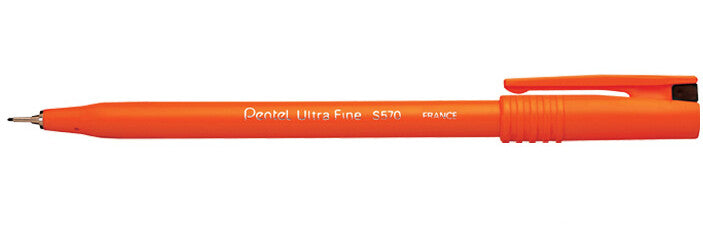 Pentel Ultra Fine fineliner Black 12