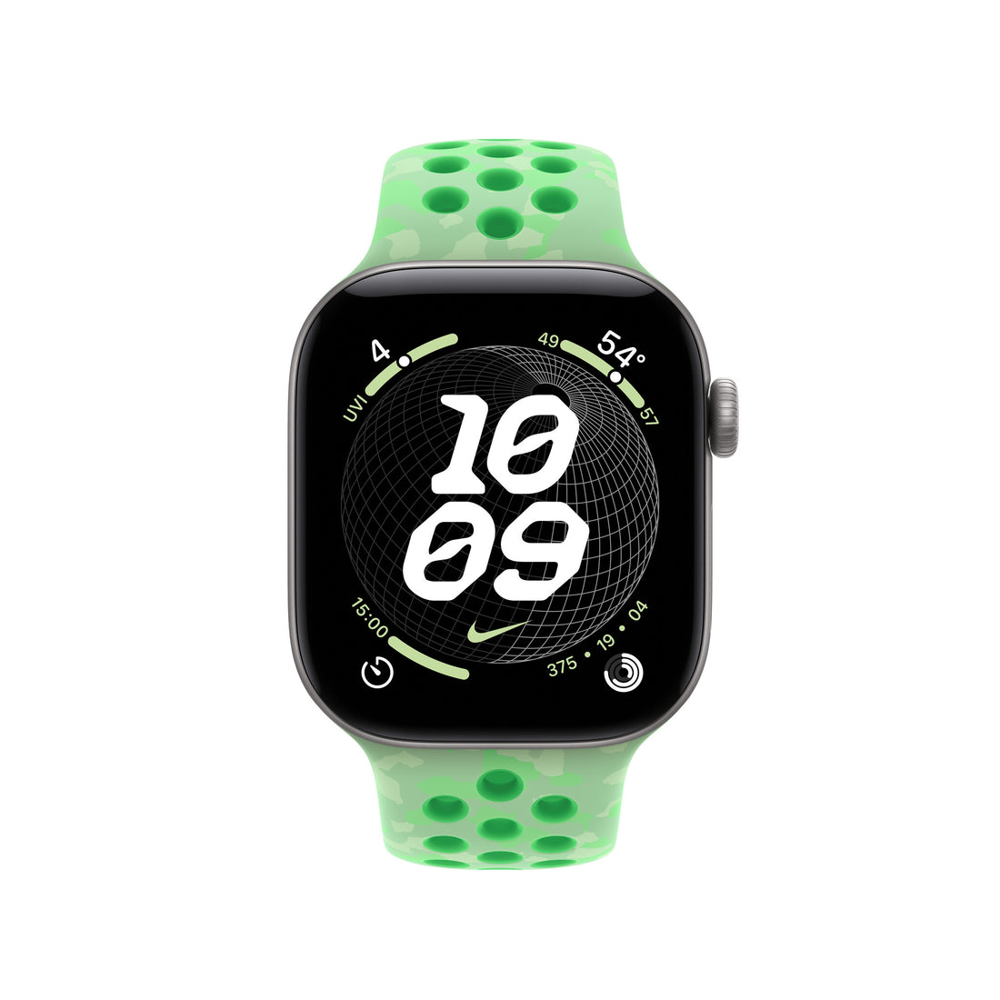 Apple 42mm Green Spark Nike Sport Band - M/L - image 3