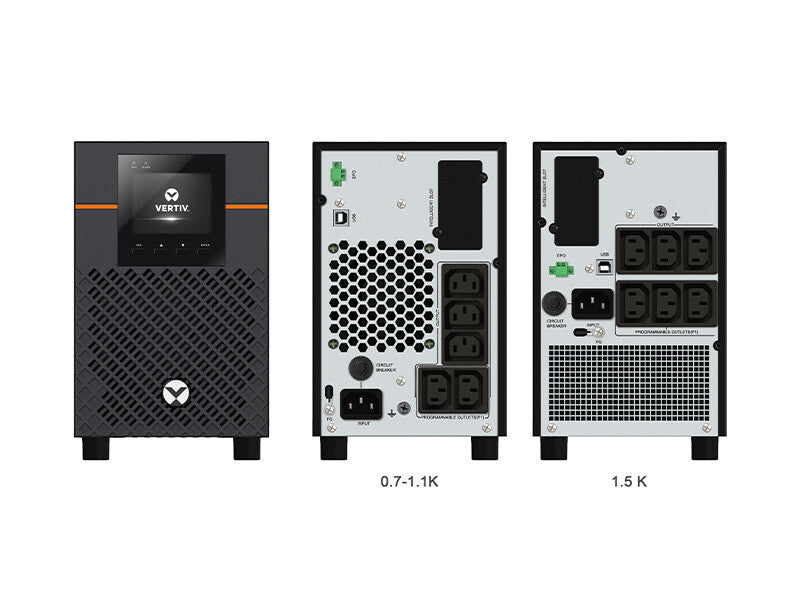 Vertiv Liebert Edge Uninterruptible Power Supply (UPS) - 1500VA 1350W 230V Line Interactive AVR Mini Tower - image 2