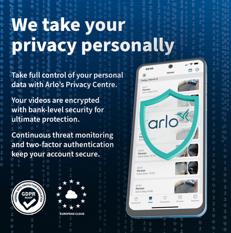 Arlo Ultra 2 Outdoor Security Camera, 2-pack white