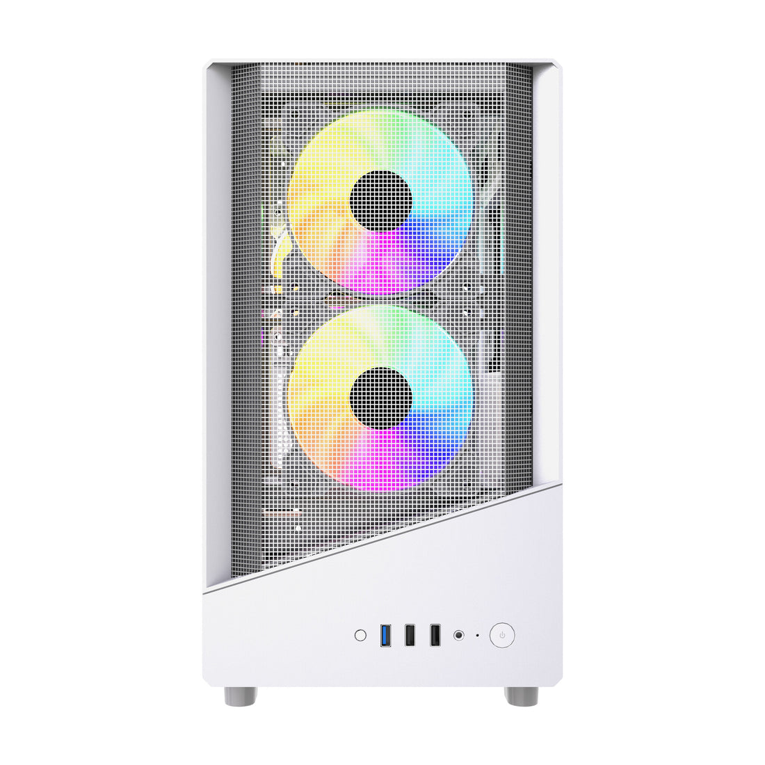 VIDA SPIRE M MATX WHITE GAMING CASE Micro Tower - image 2