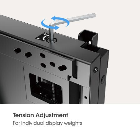 Manhattan Wall Mount for TV & Monitors (Tool Free Height Adjust), For screens 55" to 75", VESA compatibility - image 5