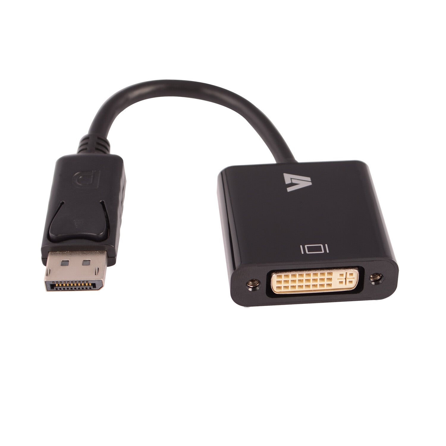 Dvi Monitor Rear Image V7 Black Video Adapter DisplayPort Male to DVI-I Female | Back to the ...