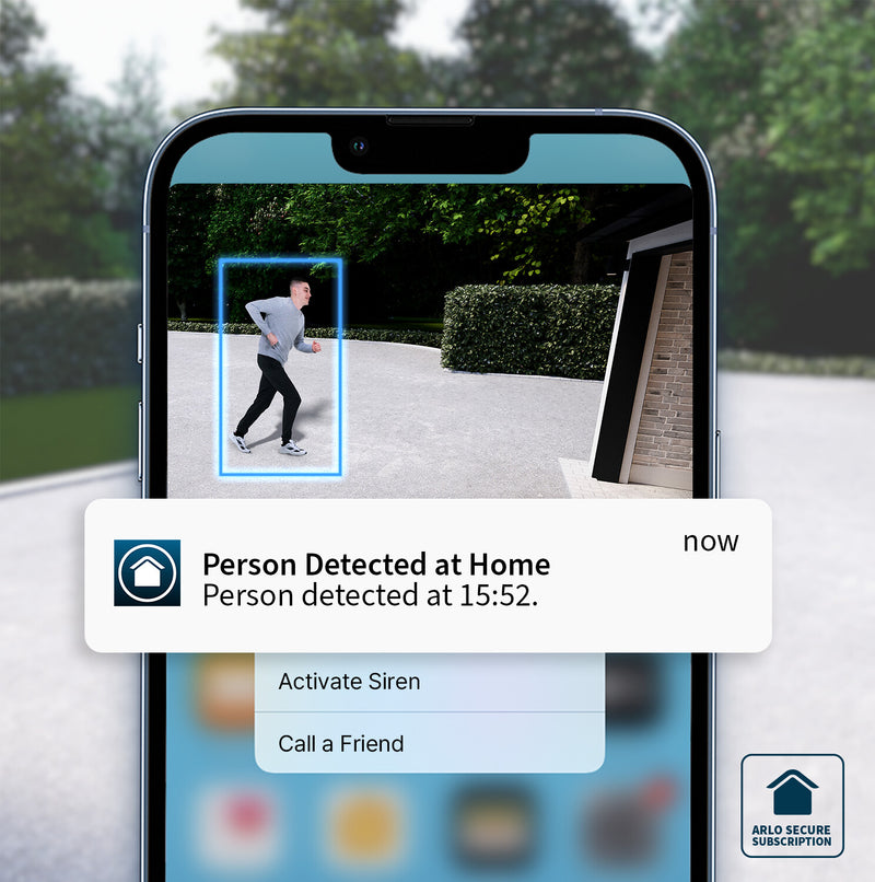 Arlo Essential 2K Video Doorbell & Chime White