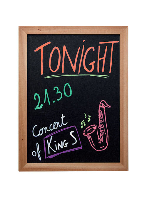 Securit WBW-TE-30-40 chalk board Black Wood - image 2